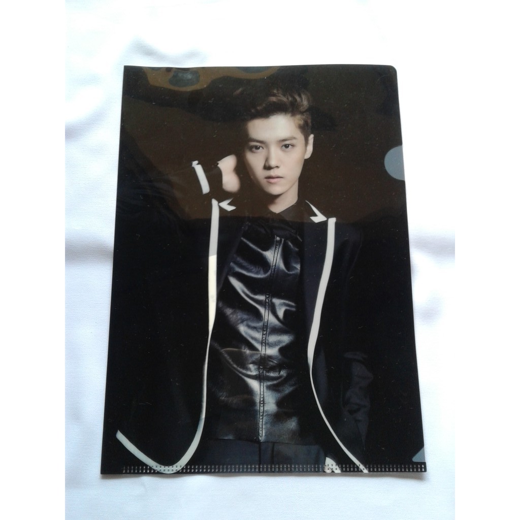 Lu Han EXO M OFFICIAL CLEAR A4 FILE HOLDER OFFICIAL