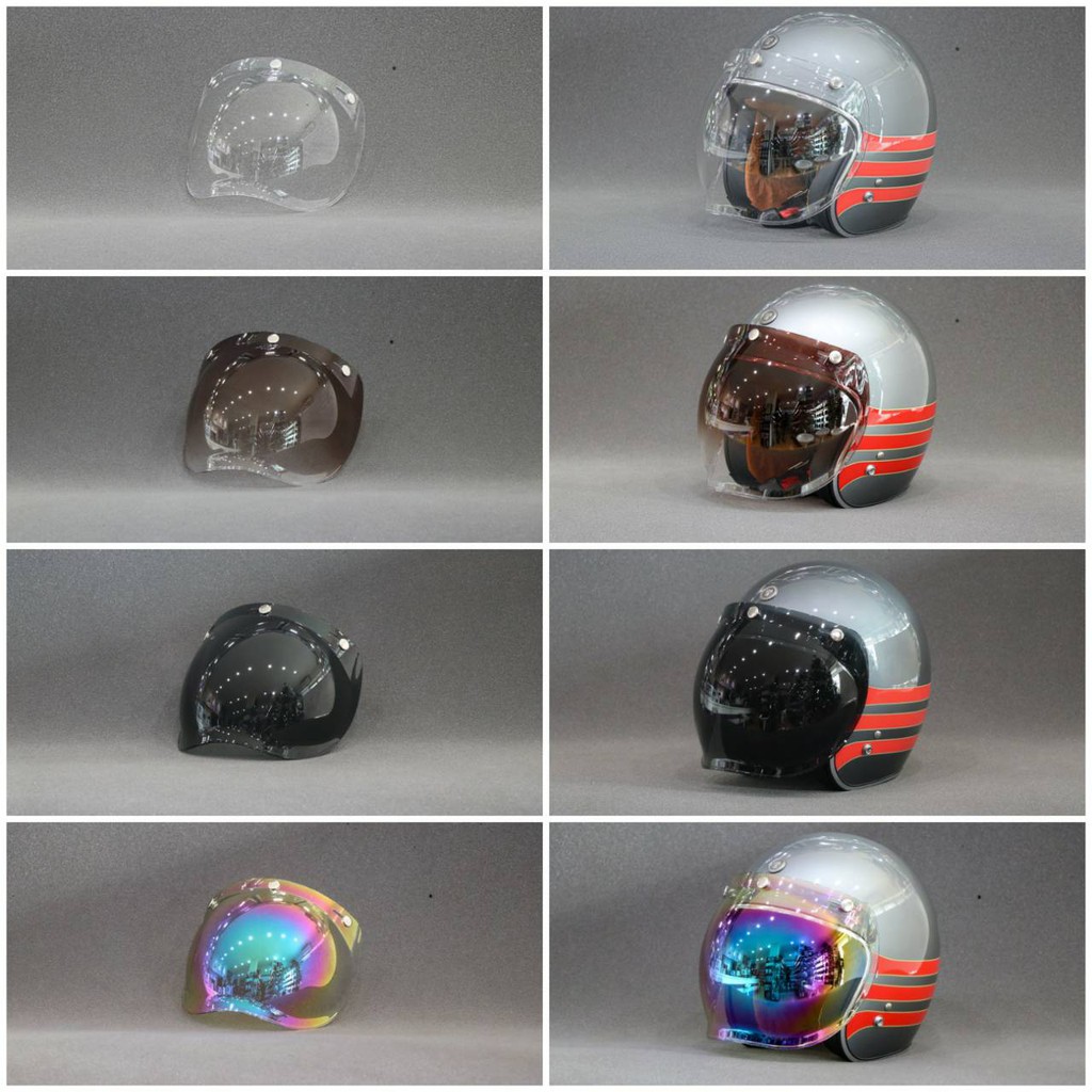 [ลูกค้าใหม่ลดทันที 100] ชิลด์หมวกกันน็อค VISOR AVEX BUBBLE (เปิดไม่ได้)