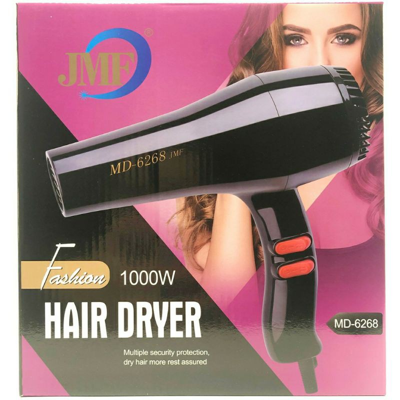 ไดร์เป่าผม รุ่นJMF-6268 ยี่ห้อ JMF (ไดร์เป่าผม ปรับความร้อน&แรงลมได้)