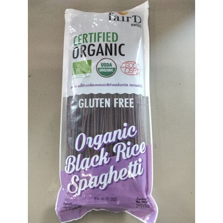 Fair D Organic Black Rice Spaghetti เส้น สปาเก็ตตี้ 250 กรัม