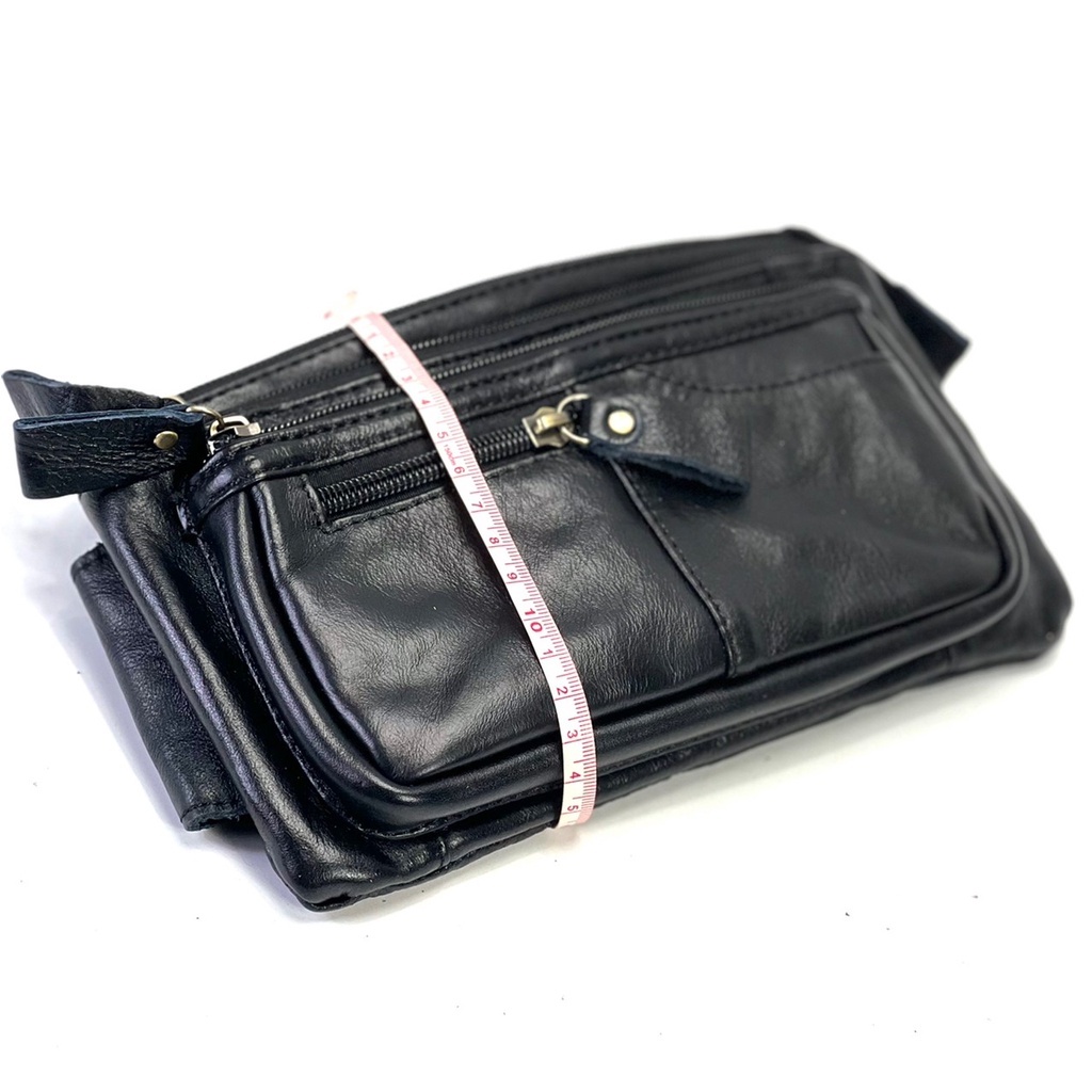 Chinatown leather กระเป๋าวัวหนังแท้ คาดเอว สะพายหน้าอก รูปที่ 8