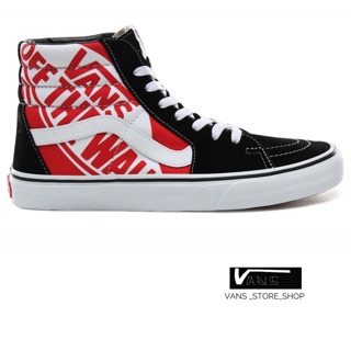 VANS SK8HI SCHUHE OTW QUARTER HEEL SCAB BLACK TRUE WHITE SNEAKERS สินค้ามีประกันแท้