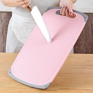 Eco cutting board เขียงรองหั่นอเนกประสงค์ พร้อมชุดมีด 3 ขนาด เขียงหั่นอาหาร เขียง เขียงซิลิโคน เขียงหั่นผัก เขียงพลาสติก