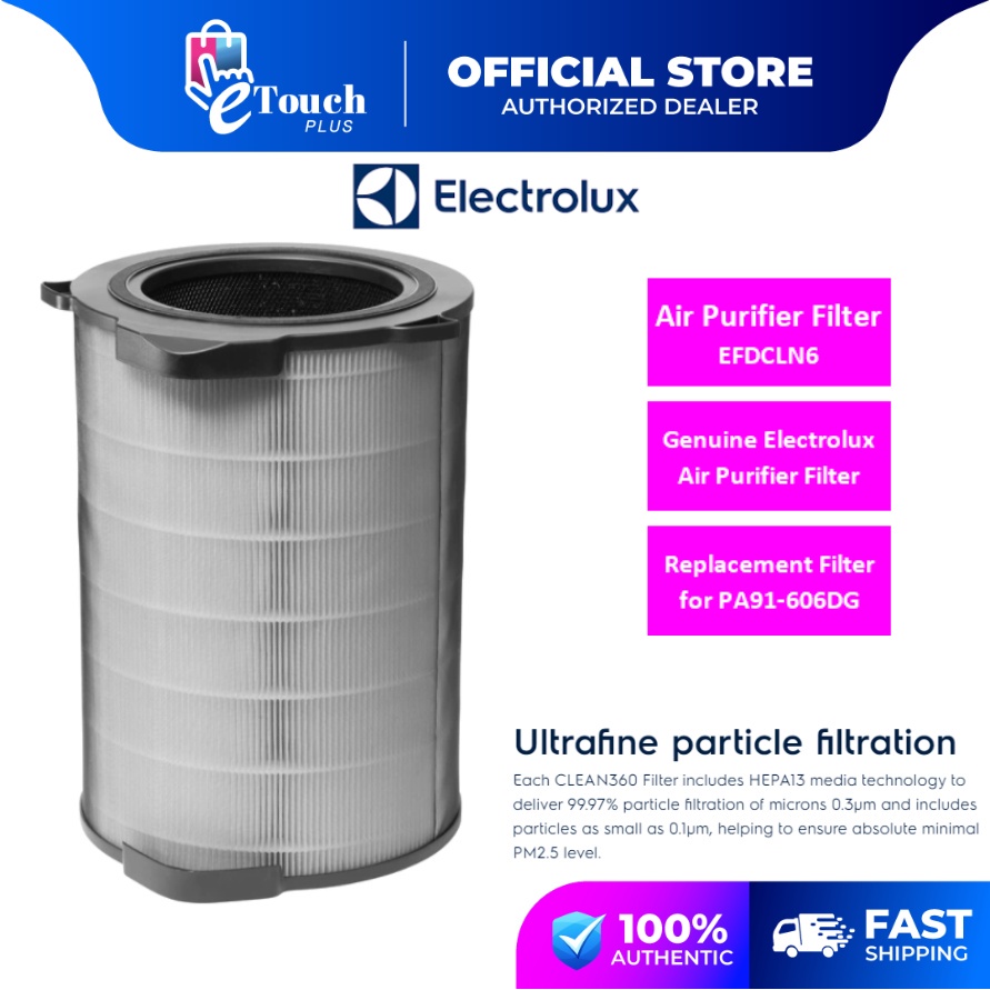 Electrolux PureA9 Clean360 ไส้กรอง สําหรับเครื่องฟอกอากาศ EFDCLN6 (สําหรับ PA91-606DG USE)