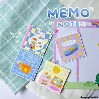 กระดาษโน๊ต Memo note Allwrite 90 x 90 mm