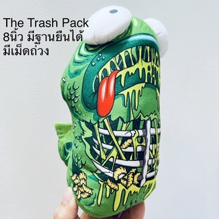 ตุ๊กตา ผี สัตว์ประหลาด ขนาด8นิ้ว NAMCO - THE TRASH PACK - GREEN ROTTEN FISH PLUSH SOFT STUFFED ANIMAL TOY ลิขสิทธิ์แท้