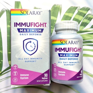 วิตามินรวม ImmuFight Maximum Daily Defense 90 VegCaps (Solaray®) ระบบภูมิคุ้มกัน