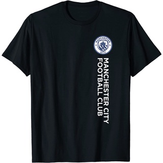 เสื้อยืดผ้าฝ้ายพรีเมี่ยม เสื้อยืด พิมพ์ลาย Manchester City Football Club สไตล์เรียบง่าย สําหรับผู้ชาย