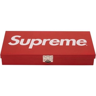 SLUM LTD - Supreme Large Metal Storage Box Red