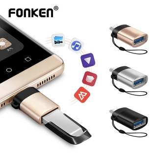 Fonken อะแดปเตอร์แปลง Type - C Usbc Otg สําหรับโทรศัพท์ Android Samsung