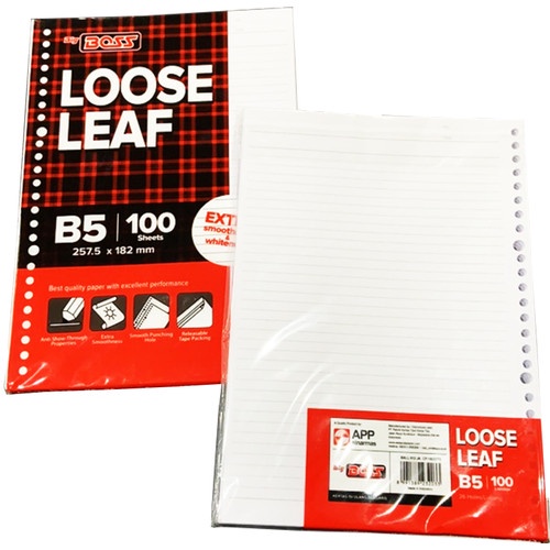 ใบหลวม B5 100*******