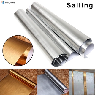 PVC Peel Stick Brushed Metallic Stainless Steel Contact Paper Peel Sticker