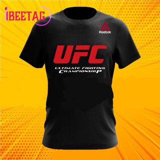 UFC แชมเปี้ยนชิพ REEBOK SPORT เสื้อยืด /Unisex TEE!! ผ้าฝ้าย100% S