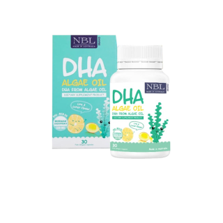 NBLแท้! DHA Algae Oil 330mg สำหรับเด็ก DHAเด็ก DHAบำรุงสมอง วิตามินสำหรับเด็ก DHA เด็ก ของแท้ ผลิตที่ออสเตรเลียexp2024