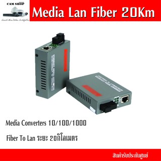 Media converter to lan fiber