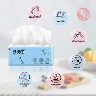 ส่งด่วน⭐ลูกค้าใหม่ 1฿⭐กระดาษทิชชู่ ยกลัง 1 ลังมี 40 ห่อ ไร้ฝุ่น กระดาษเช็ดหน้าไม่เป็นขุย ไม่ยุ่ยง่ายราคาถูก