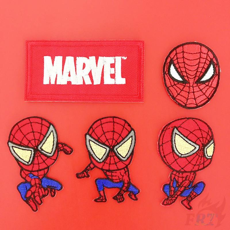 marvel patch 1 ชิ้น spider - man diy แผ่นผ้าเย็บปักลายสําหรับเย็บปักตกแต่งเสื้อผ้า (marvel - series 04)