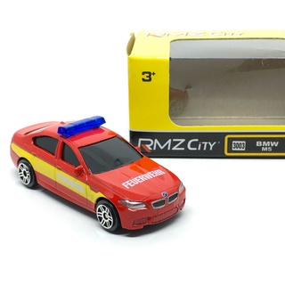 RMZ City BMW M5 Feuerwehr - Red Color /scale 1/64 (3 inches) in Box