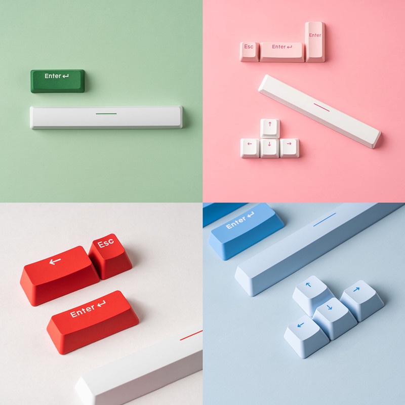 【พร้อมส่ง】ESC Enter Spacebar Arrow PBT ปุ่มกดคีย์บอร์ด OEM สําหรับคีย์บอร์ด Mechanical Artisan GK61 