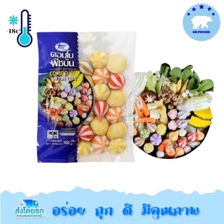 ลูกชิ้นมิกซ์คอมโบฟิชบัน (ทวีวงษ์) น้ำหนัก 500 g.