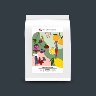 เมล็ดกาแฟ Ethiopia คั่วใหม่ ระดับคั่วกลาง ถึง กลางค่อนไปทางอ่อน สำหรับ Espresso และ Filter