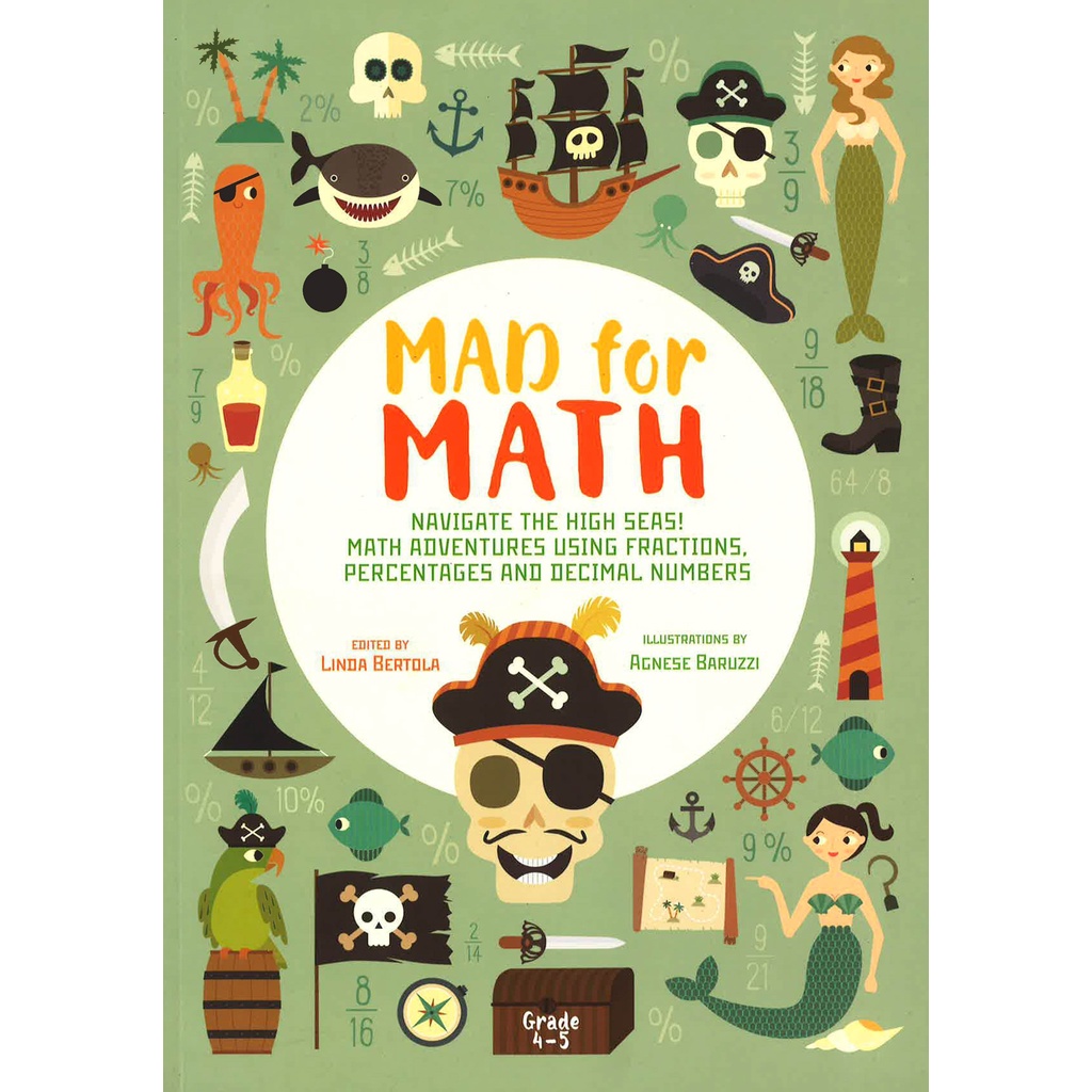 BBW หนังสือ Mad For Math - High Seas ISBN: 9788854413740