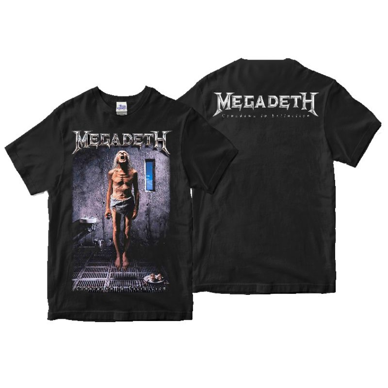 MEGADETH 2 COUNTDOWN TO EXTINCTION Premium Tshirt megadeth heavy metal rock n roll vintage oversize iron Maideen
