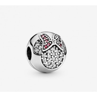 (พร้อมส่ง)*New*Pandora Disney Minnie Pavé Clip Charm