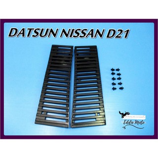 DATSUN NISSAN D21 NAVARA HARD BODY FINISHER WIPER COWL GRILLE "BLACK"  // แผงช่องลม ฝากระโปรง สีดำ