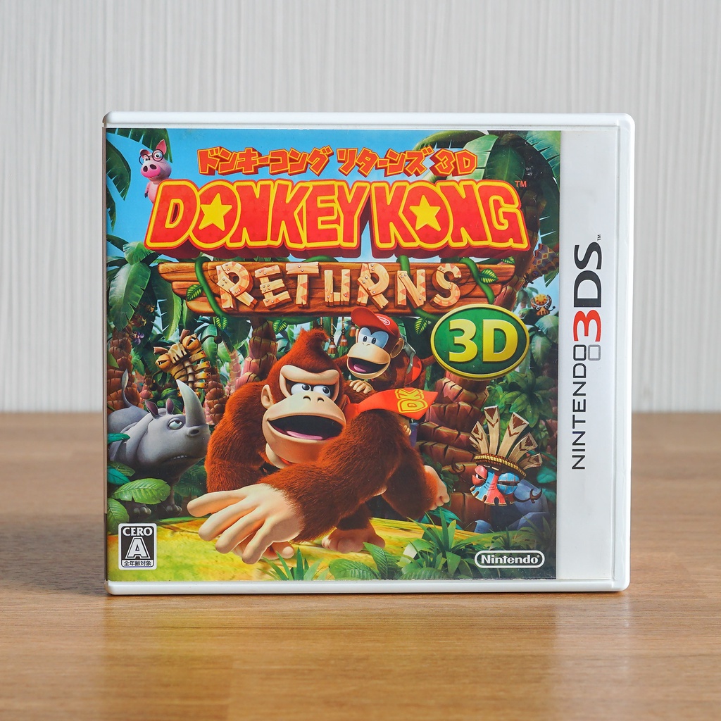 ตลับแท้ Nintendo 3DS : Donkey Kong Country Returns 3D มือสอง โซนญี่ปุ่น (JP)