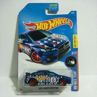 รถเหล็ก Hot wheels 2008 LANCER EVOLUTION #lb001