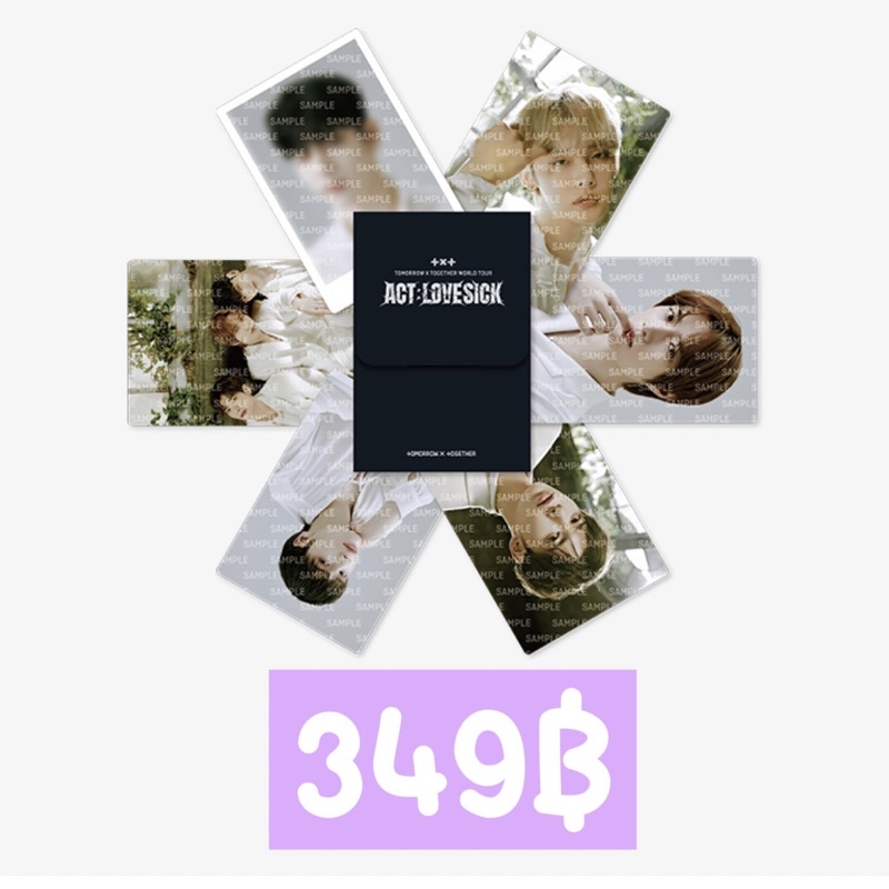 💜‼️พร้อมส่ง‼️TXT ACT: LOVESICK Mini Photo Card (มี6ใบ/กล่อง)
