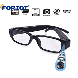 Foriot แว่นตาแอคชั่น ซ่อนได้ HD 1080P สามารถสวมใส่ได้ สําหรับบันทึกวิดีโอ เล่นกีฬา