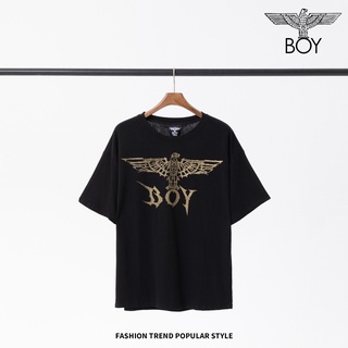 【🔥🔥】ราคาต่ำสุด!!Boy- เสื้อยืดลําลอง แขนสั้น ทรงหลวม แฟชั่นสําหรับผู้ชาย และผู้หญิงS-3XL