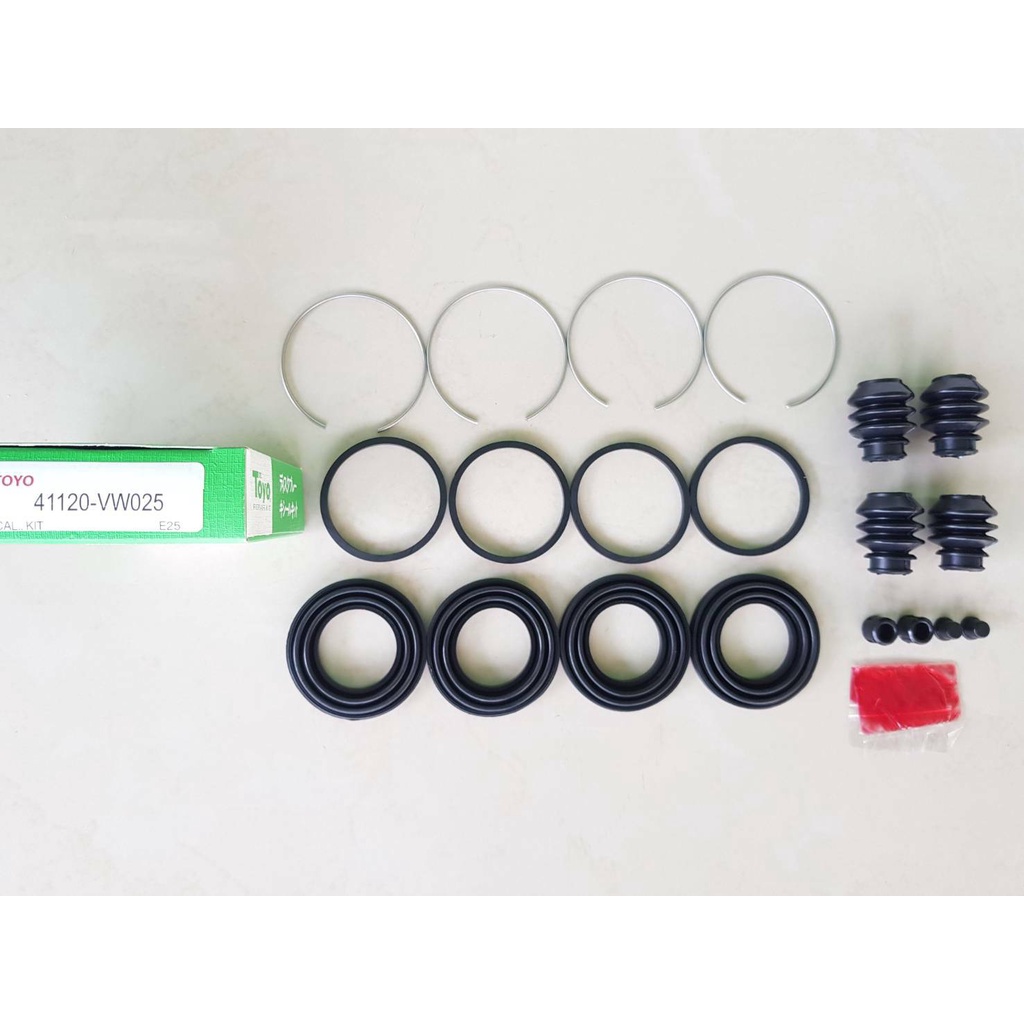 ชุดซ่อมยางดิสเบรคหน้า NISSAN E25,URVAN ยี่ห้อ TOYO JAPAN ชุดละ380บาท