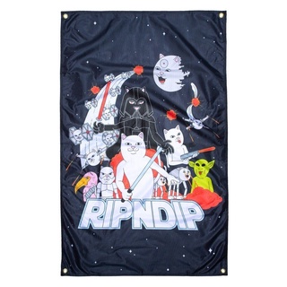 SLUM LTD - RIPNDIP Far Far Away Wall Banner Black