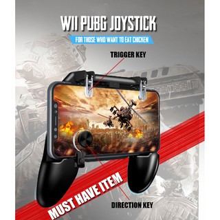 YOYOCAM W11 Joystick Controller จอยเกมส์ ปุ่มยิง PubG แบบปรับได้ มีปุ่มทิศทาง FreeFire Rules of survival