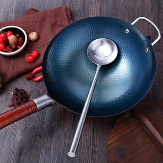 ▥Master Handmade Iron Wok, High Density Chinese Traditional Handmade Forging Wok, Non-coating Durable Iron Woks Pot Cook