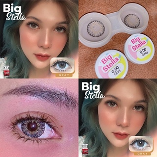 คอนแทคเลนส์ Lovely Lens : Big Stella ตาโต บิ๊กอาย สวยมาก สีเทา สีน้ำตาล เลนส์นิ่มมาก สวยปัง พร้อมส่ง