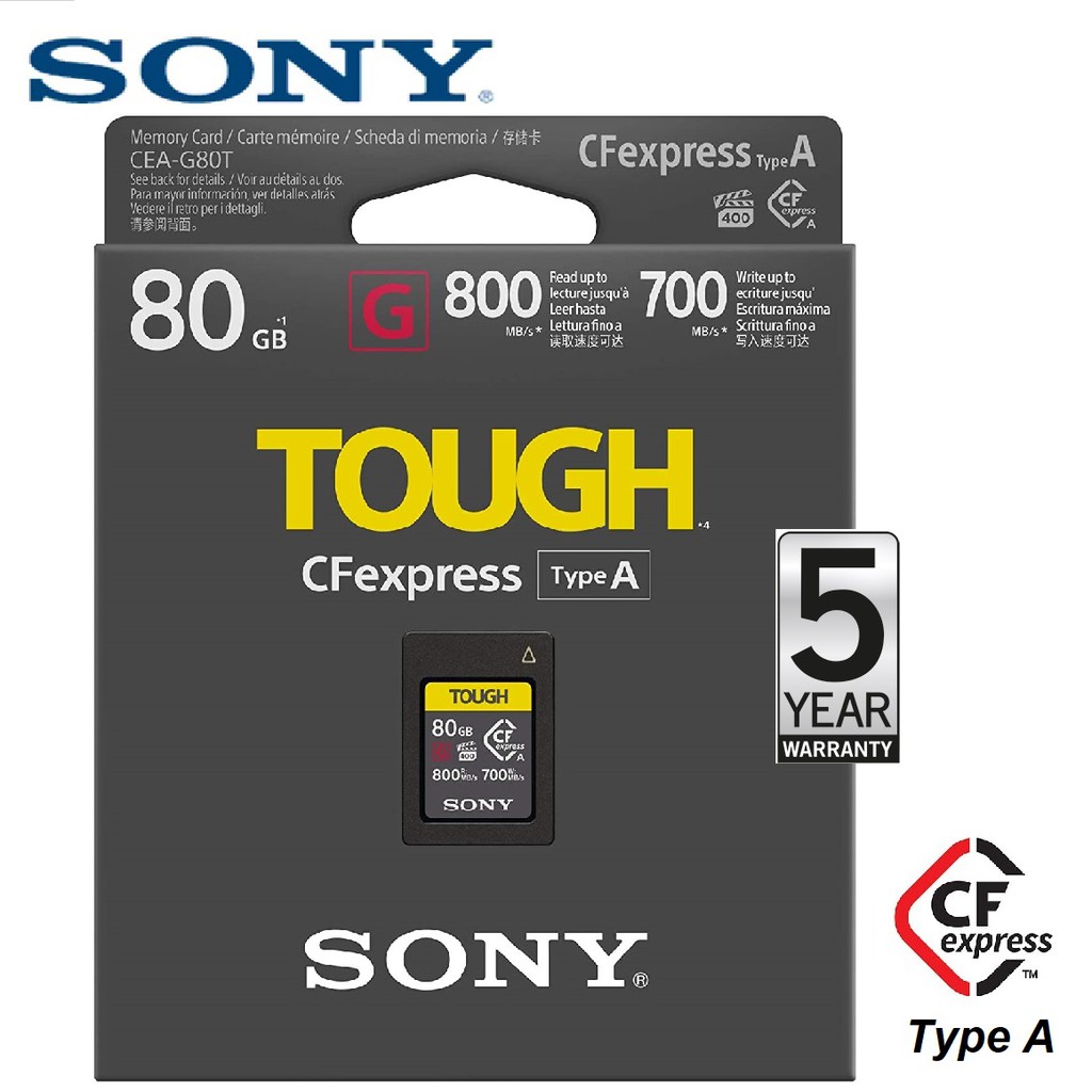 Sony 80GB CFexpress TOUGH (Type A)