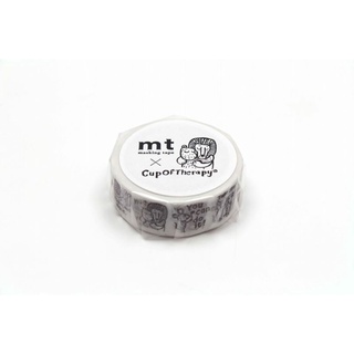 mt masking tape Cup of Therapy (MTMATT01) / เทปตกแต่งวาชิ ลาย Cup of Therapy แบรนด์ mt masking tape ประเทศญี่ปุ่น