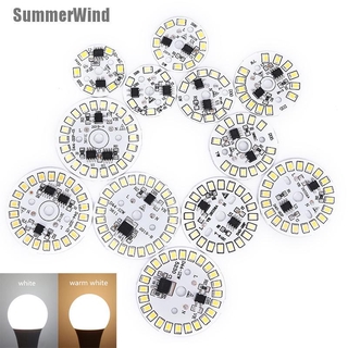 ลมร้อน✈แผ่นโมดูลหลอดไฟ Led Smd ทรงกลม สําหรับหลอดไฟ