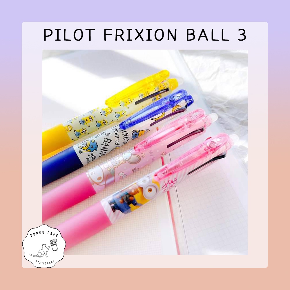 Pilot Frixion Ball 3 Colors ปากกาลบได้ 3 ระบบ // ไพลอต ปากกา 3 ระบบ ลบได้ // 3 สีในด้ามเดียว