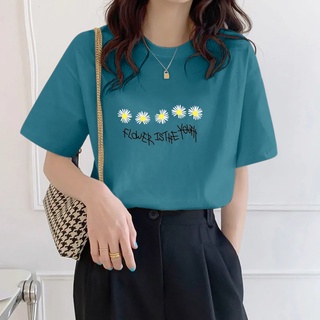 เสื้อยืดแฟชั่นคอกลมขายดีแฟชั่นเสื้อยืดผู้หญิงแขนสั้นคอกลมผู้หญิงแฟชั่นแขนสั้นใหม่ เนื้อผ้าดี นุ่ม ใส่สบายมาก