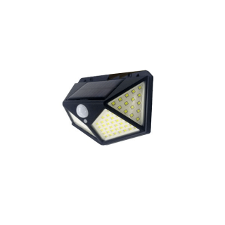 Solar motion sensor light 100 LED 3 โหมด ไฟออก4ทาง ไฟติดผนังโซล่าเซลล์พลังงานแสงอาทิตย์ เซ็นเซอร์ *