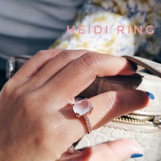 แหวน Heidi ring พลอยโรสควอตซ์