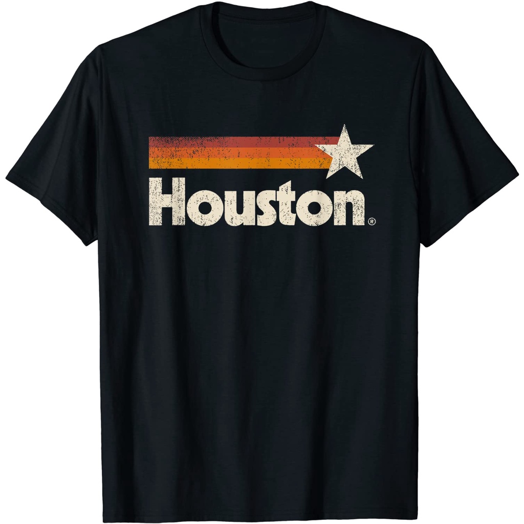 เสื้อยืด Vintage Houston Texas Houston Strong Stripes เสื้อยืด