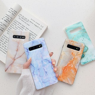 เคสลายหินอ่อนสไตล์เกาหลีสําหรับ samsung s8 plus s 10 plus note 10 plus a 50 a 70 s 11