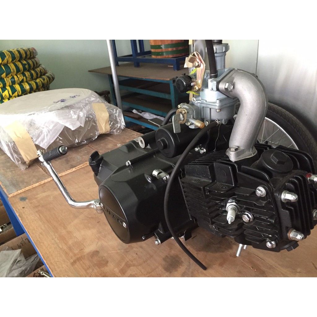 เครื่องยนต์มอเตอร์ไซค์ Lifan 125 cc สตาร์ทมือ + ถอยหลัง (ของใหม่แกะกล่อง) (ลี่ฟาน)