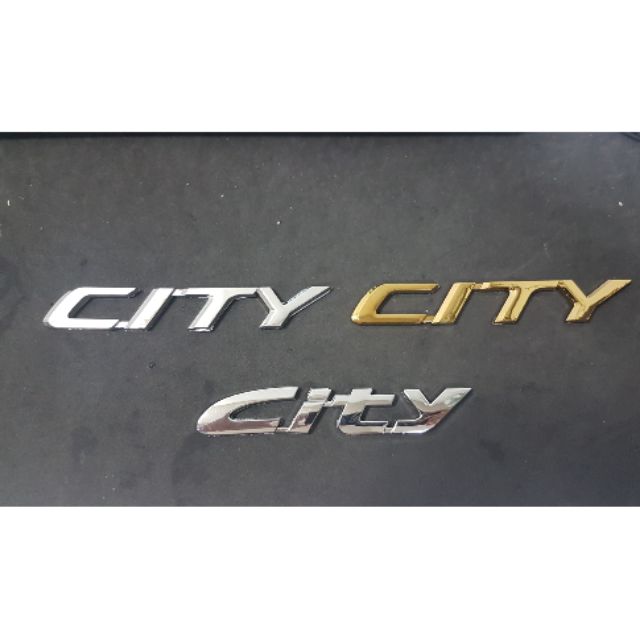 HONDA CITY NEW -OLD LOGO 3D โลโก้เดิม - แต่ง รถยนต์